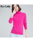 Sweter z golfem kobiety Plus rozmiar wełniany, długi rękaw damski sweter z kaszmiru kobiety Pull Femme Hiver swetry damskie 2019