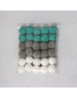 30 sztuk DIY filcowe kule z wełny 2cm Handmade dzieci dekoracja ścienna do pokoju wiszące przedszkole Pom Pom Garland najlepsze 