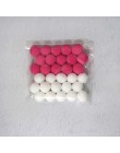 30 sztuk DIY filcowe kule z wełny 2cm Handmade dzieci dekoracja ścienna do pokoju wiszące przedszkole Pom Pom Garland najlepsze 