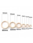 Naturalne kolorowe do diy 2-6cm drewniany naszyjnik z koralików złącza koła pierścionki koraliki niedokończona naturalna ściana 