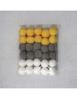 30 sztuk DIY filcowe kule z wełny 2cm Handmade dzieci dekoracja ścienna do pokoju wiszące przedszkole Pom Pom Garland najlepsze 