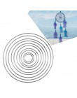 10 sztuk mocnego metalu łapacz snów Dreamcatcher pierścień makrama Craft Hoop Ardent 35-190mm 0