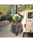 3 style małe brązowe dzwony Dreamcatcher i wiatr kuranty wisiorek do samochodu i wystroju domu i ściany wiszące łapacz snów Rega