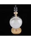 Twórczy Globe-Shaped barometr chemiczny butelka pulpit stacja pogodowa prognoza pogody bombka przezroczysta barometr chemiczny H