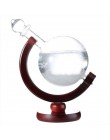 Twórczy Globe-Shaped barometr chemiczny butelka pulpit stacja pogodowa prognoza pogody bombka przezroczysta barometr chemiczny H