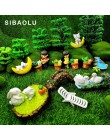 Mikro element dekoracji krajobrazu miłośnicy trawy królik wiewiórka kaczka figurka home decor miniaturowa bajkowa dekoracja ogro