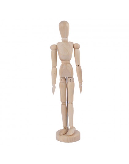 Drewniany manekin łączona lalka Model malarstwo rysunek artystyczny szkic manekin wystrój domu figurki miniaturowe