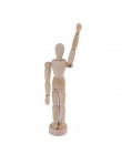 Drewniany manekin łączona lalka Model malarstwo rysunek artystyczny szkic manekin wystrój domu figurki miniaturowe