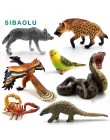 Symulacja wiewiórka słoń papuga Wombat figurka zwierzątka home decor miniaturowe bajkowe akcesoria do dekoracji ogrodu rysunek