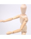 Drewniany manekin łączona lalka Model malarstwo rysunek artystyczny szkic manekin wystrój domu figurki miniaturowe