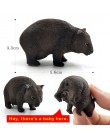 Symulacja wiewiórka słoń papuga Wombat figurka zwierzątka home decor miniaturowe bajkowe akcesoria do dekoracji ogrodu rysunek