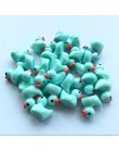 20 sztuk śliczne miniaturowa figurka ozdoby dla domu żółte kaczuszki figurka miniatura dla fairy garden wielkanoc decor Slime Ch