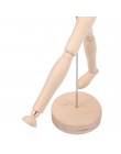Drewniany manekin łączona lalka Model malarstwo rysunek artystyczny szkic manekin wystrój domu figurki miniaturowe