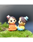 1 zestaw Mini stołek pary lalki bajki miniatury ogrodowe wystrój domek dla lalek/Terrarium figurki figurka DIY mikro element dek