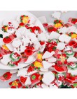 Mix wzorów 30 sztuk choinki buty prezent w kształcie bałwanka deser Cartoon DIY żywica Flatback Cabochon szczęście torba DIY prz