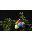20 sztuk czerwony/wielobarwne pianki grzyby miniatury dla bajki ogród DIY butelka krajobraz dekoracyjne grzyby rysunek dekoracyj