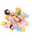 20 sztuk serial animowany Little Girl żywica rzemiosło dekoracyjne Flatback Cabochon Scrapbooking Fit telefon upiększeń DIY akce