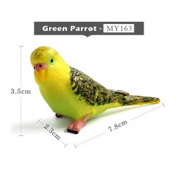 Symulacja wiewiórka słoń papuga Wombat figurka zwierzątka home decor miniaturowe bajkowe akcesoria do dekoracji ogrodu rysunek