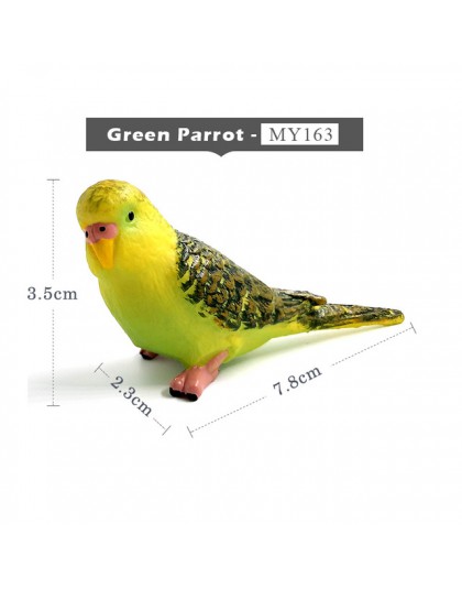 Symulacja wiewiórka słoń papuga Wombat figurka zwierzątka home decor miniaturowe bajkowe akcesoria do dekoracji ogrodu rysunek