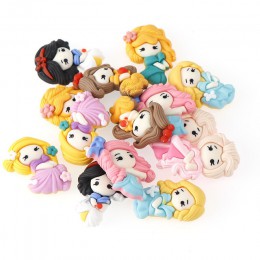 20 sztuk serial animowany Little Girl żywica rzemiosło dekoracyjne Flatback Cabochon Scrapbooking Fit telefon upiększeń DIY akce