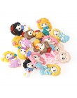 20 sztuk serial animowany Little Girl żywica rzemiosło dekoracyjne Flatback Cabochon Scrapbooking Fit telefon upiększeń DIY akce