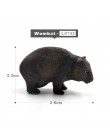 Symulacja wiewiórka słoń papuga Wombat figurka zwierzątka home decor miniaturowe bajkowe akcesoria do dekoracji ogrodu rysunek
