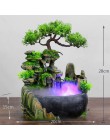 Wealth Feng Shui firma biuro ozdoby stołowe pulpit płynąca woda fontanna-wodospad z kolorowym oświetleniem LED Spray