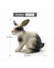 Symulacja wiewiórka słoń papuga Wombat figurka zwierzątka home decor miniaturowe bajkowe akcesoria do dekoracji ogrodu rysunek