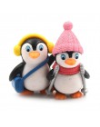 4 sztuk/zestaw DIY rzemiosło Mini zima pingwin miniaturowa figurka boże narodzenie figurki dla Fairy Garden gnomy mech do terrar