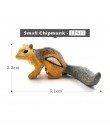 Symulacja wiewiórka słoń papuga Wombat figurka zwierzątka home decor miniaturowe bajkowe akcesoria do dekoracji ogrodu rysunek