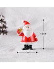 1-7 sztuk/zestaw miniaturowe choinki święty mikołaj bałwany Terrarium akcesoria pudełko wróżka figurki ogrodowe lalki wystrój do