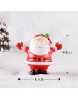 1-7 sztuk/zestaw miniaturowe choinki święty mikołaj bałwany Terrarium akcesoria pudełko wróżka figurki ogrodowe lalki wystrój do