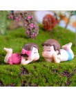 1 zestaw Mini stołek pary lalki bajki miniatury ogrodowe wystrój domek dla lalek/Terrarium figurki figurka DIY mikro element dek