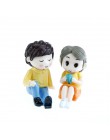 1 zestaw Mini stołek pary lalki bajki miniatury ogrodowe wystrój domek dla lalek/Terrarium figurki figurka DIY mikro element dek