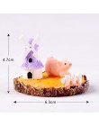 Mikro element dekoracji krajobrazu miłośnicy trawy królik wiewiórka kaczka figurka home decor miniaturowa bajkowa dekoracja ogro