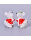 Mikro element dekoracji krajobrazu miłośnicy trawy królik wiewiórka kaczka figurka home decor miniaturowa bajkowa dekoracja ogro