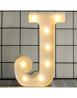 Świecące led Letter lampka nocna alfabet angielski numer lampa wesele dekoracja dekoracja bożonarodzeniowa akcesoria