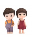 1 zestaw miłośników Sweety para krzesło figurki baśniowe miniaturki do ogrodu Gnome Moss prezent na walentynki rzemiosło żywiczn