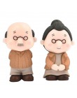 1 zestaw miłośników Sweety para krzesło figurki baśniowe miniaturki do ogrodu Gnome Moss prezent na walentynki rzemiosło żywiczn