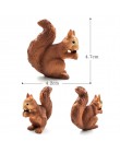 Symulacja mały lisek zając królik wiewiórka figurka zwierzątka home decor miniaturowe bajkowe akcesoria do dekoracji ogrodu stat