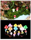 20 sztuk grzyby figurki do terrarium bajki miniatury ogrodowe Party ogród Mini grzyb ozdoba ogrodowa dekoracje z żywicy