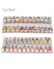 Lychee 24 sztuk/zestaw Mini pianki sztuczne ptaki piękne kolorowe fałszywe ptaki miniatury dekoracje do domu na imprezę losowe z