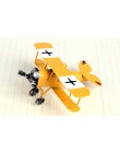 VILEAD żelaza Retro samolot figurki metalowy samolot Model Vintage szybowiec dwupłatowiec miniatury Home Decor samolot dla dziec