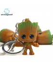 Strongwell Baby Groot Keys łańcuch drzewo człowiek Model Marvel strażnicy Groot lalka Galaxy Avengers dekoracja figurka Kid Cart