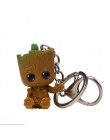 Strongwell Baby Groot Keys łańcuch drzewo człowiek Model Marvel strażnicy Groot lalka Galaxy Avengers dekoracja figurka Kid Cart