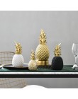 Nordycki kreatywny żywica złoty ananas owoce rzemiosło salon szafka do wina okno pulpit ozdoba domu stół rzemiosło dekoracyjne