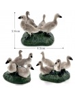 Farma symulacja kurczak kaczka gęś model zwierzęcia figurka bonsai home decor miniaturowe bajkowe akcesoria do dekoracji ogrodu 