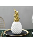 Nordycki kreatywny żywica złoty ananas owoce rzemiosło salon szafka do wina okno pulpit ozdoba domu stół rzemiosło dekoracyjne