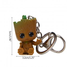 Strongwell Baby Groot Keys łańcuch drzewo człowiek Model Marvel strażnicy Groot lalka Galaxy Avengers dekoracja figurka Kid Cart
