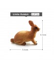Symulacja mały lisek zając królik wiewiórka figurka zwierzątka home decor miniaturowe bajkowe akcesoria do dekoracji ogrodu stat